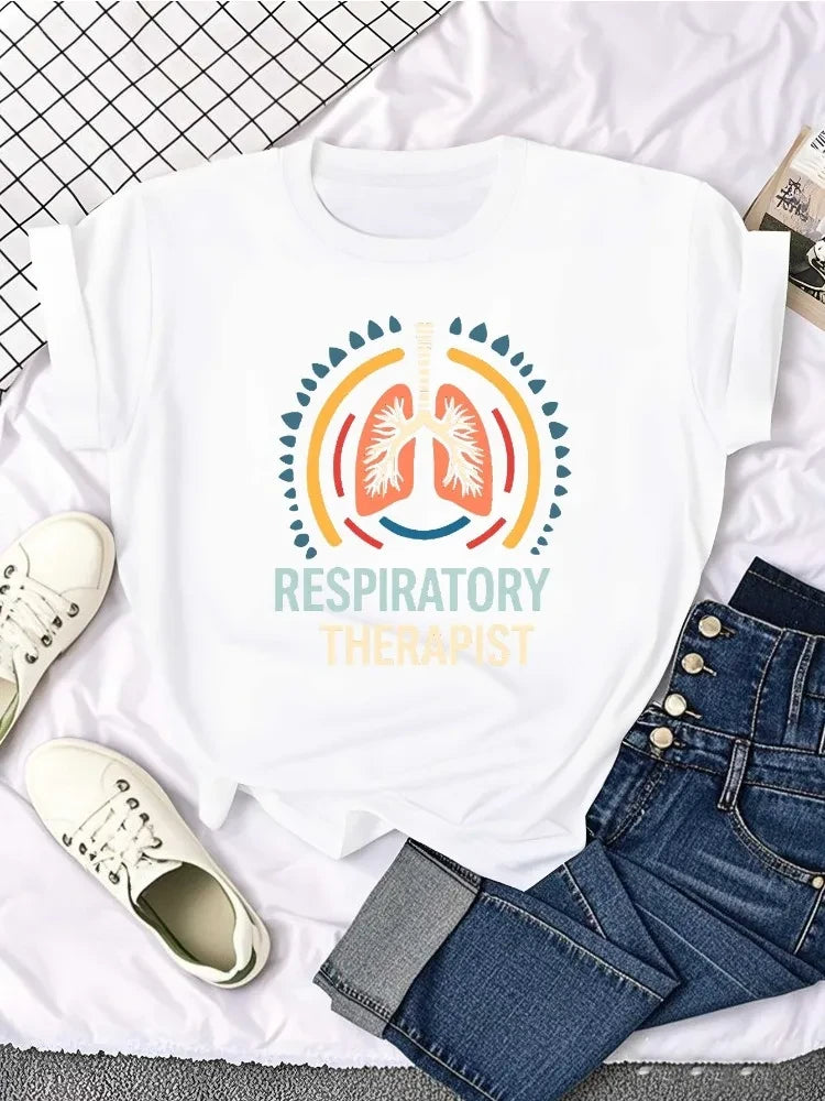 Respiratory Therapist Anatomy T-Shirt