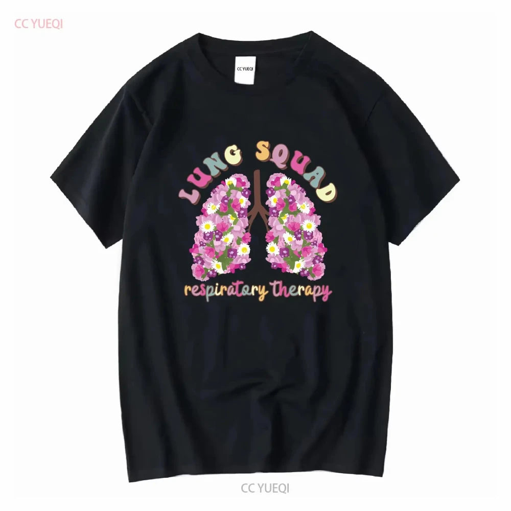 Respiratory Therapist Floral Graphic Tee