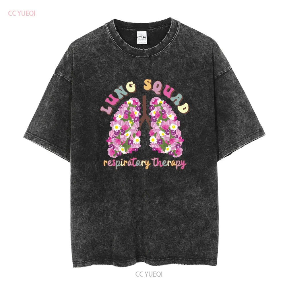 Respiratory Therapist Floral Graphic Tee
