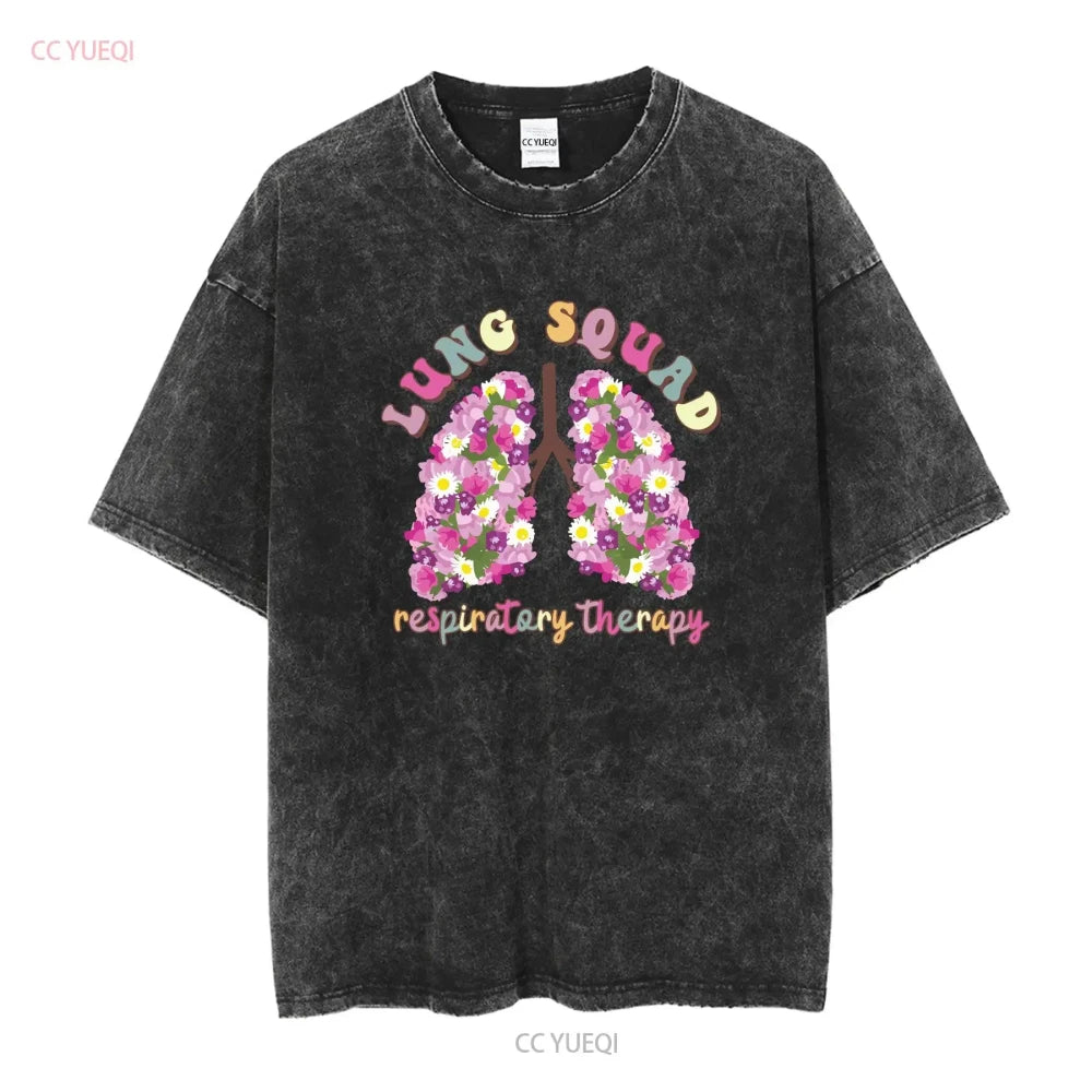 Respiratory Therapist Floral Graphic Tee