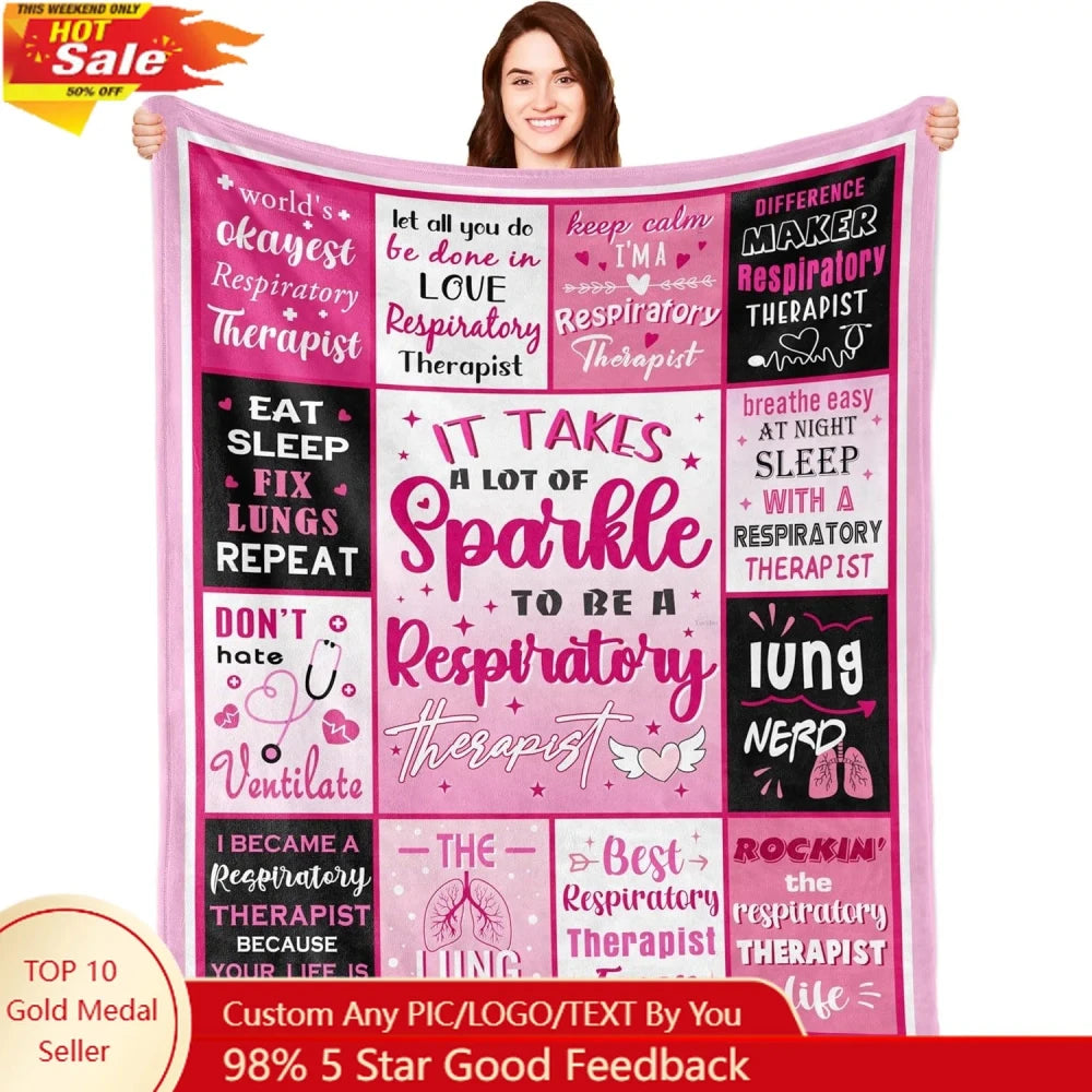 Custom Respiratory Therapist Blanket