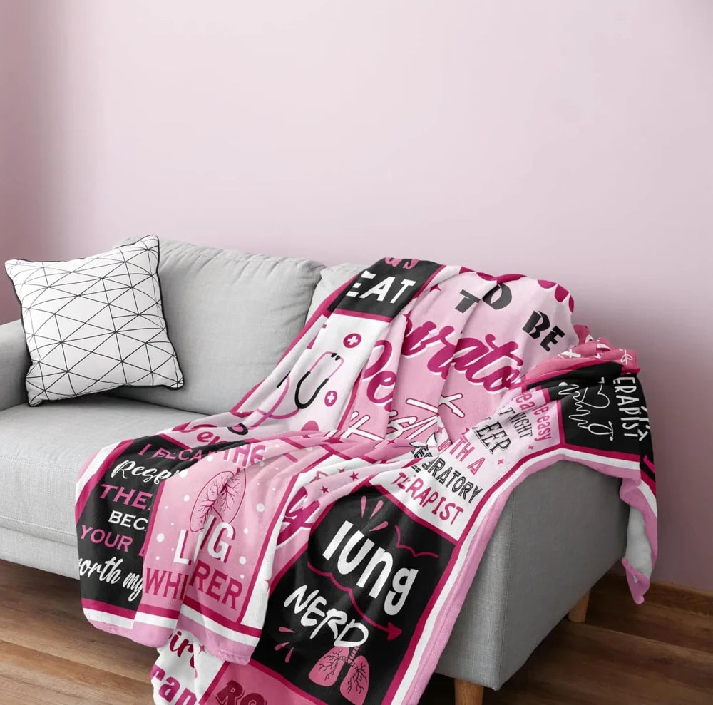 Custom Respiratory Therapist Blanket