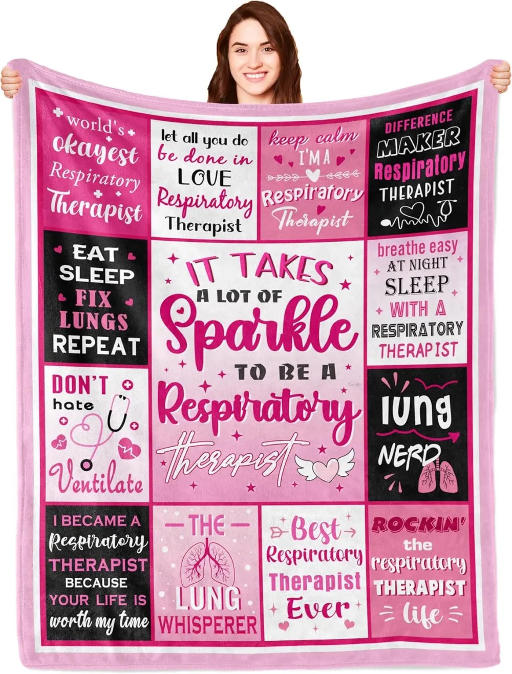 Custom Respiratory Therapist Blanket